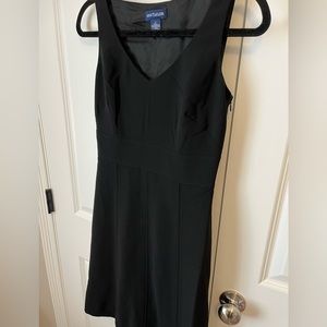 Ann Taylor black midi dress
